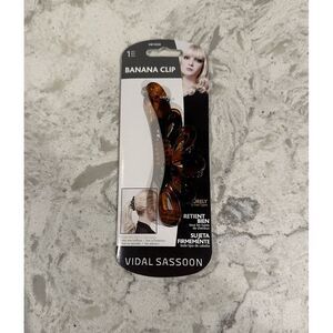 Vidal Sassoon Banana Clip‎ Tortoise Shell Brown